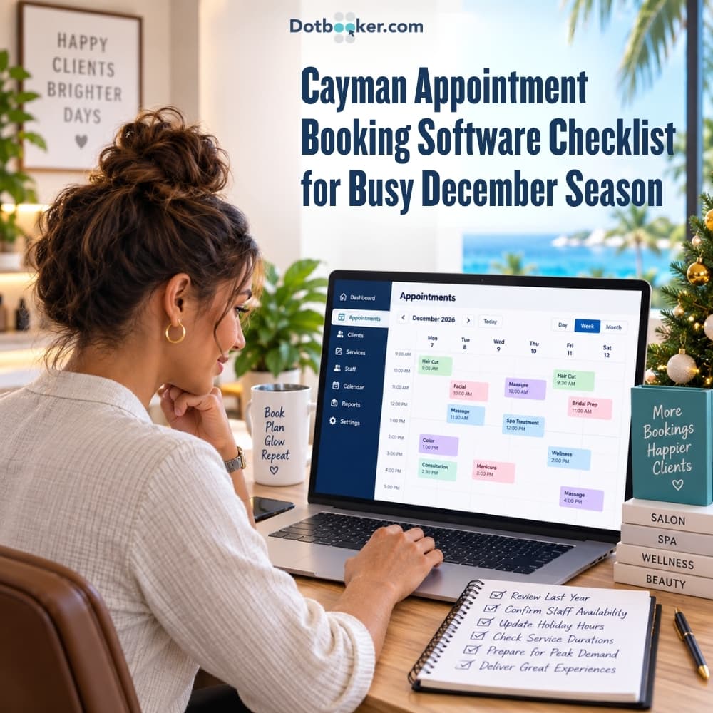 Cayman Appointment Booking Software Checklist for Busy December Season