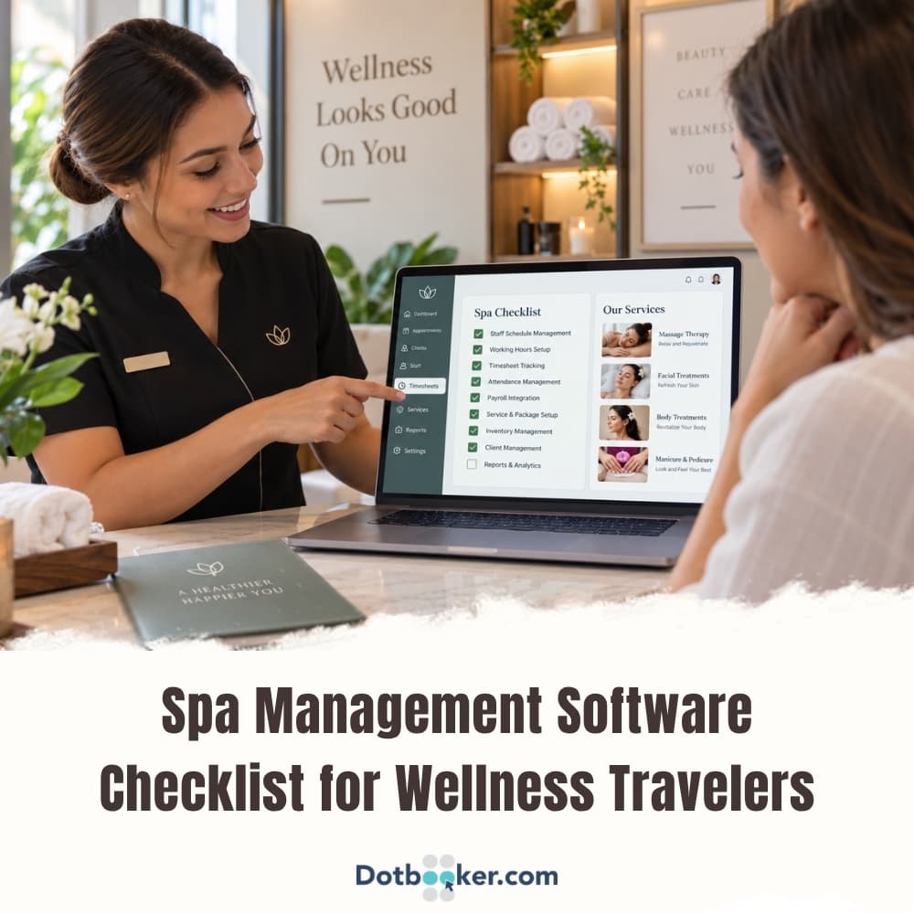 Spa Management Software Checklist for Wellness Travelers