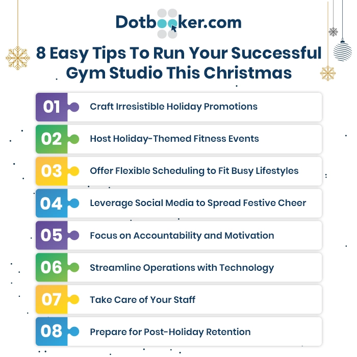 8 Easy Tips To Run Your Successful Gym Studio This Christmas