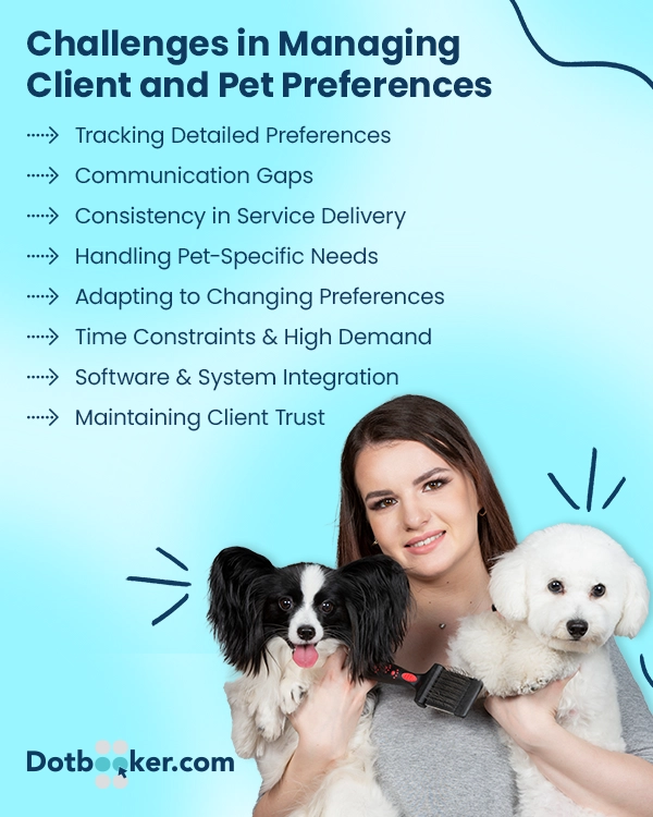 Challenges in Managing Client and Pet Preferences