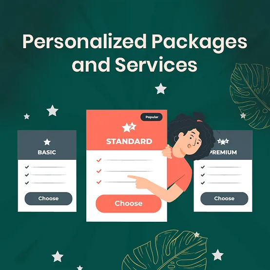 Personalized Packages and Services