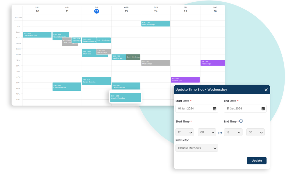 Calendar Booking & Scheduling Management System Software